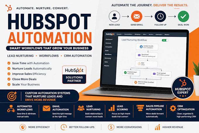 be your hubspot CRM setup and workflow automation expert