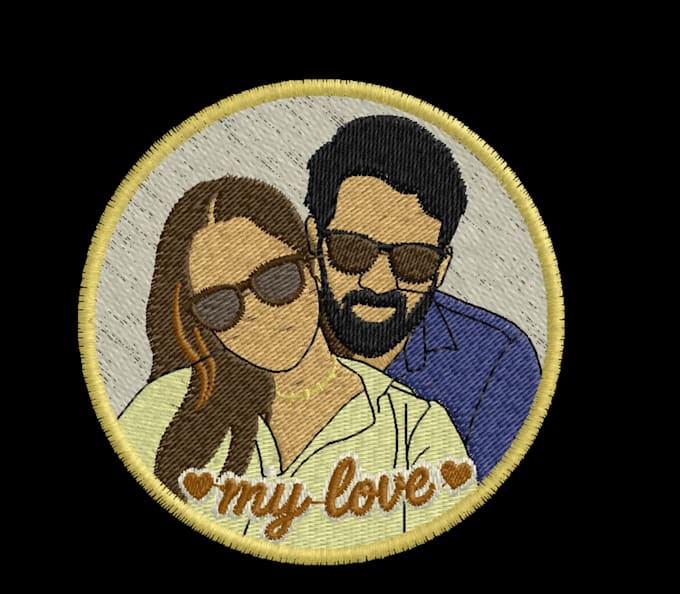 convert your any complex logo into embroidery files dst,emb,dxf,ngs
