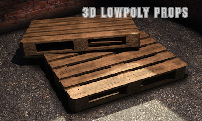 model and texture game ready 3d models, props, assets