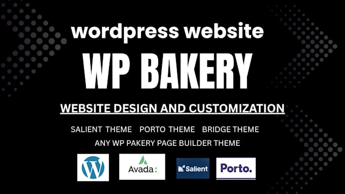 build wordpress website with salient theme and wpbakery
