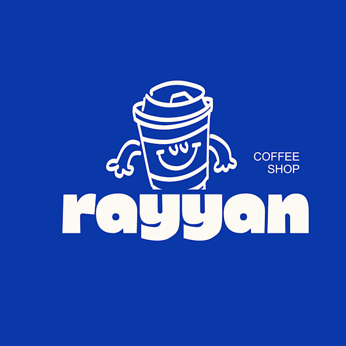 design a modern coffee shop and cafe logo
