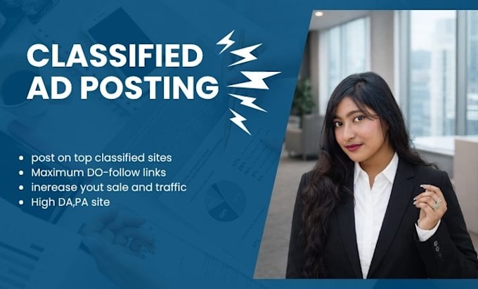 post classified ads manually on high da websites