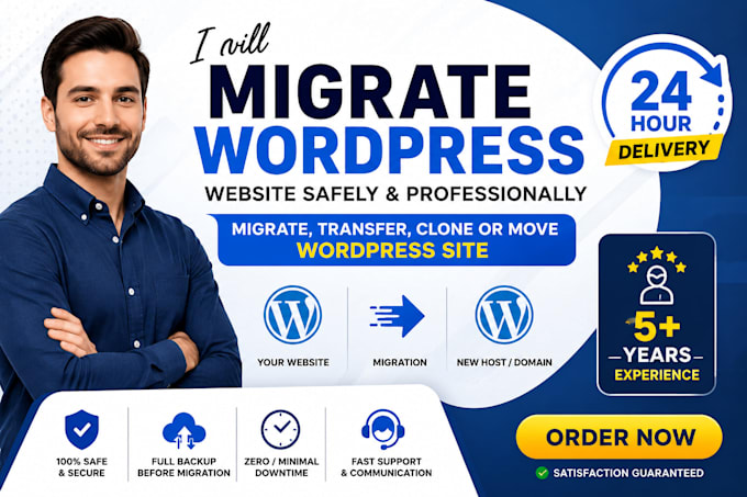 migrate wordpress website, transfer, clone or move wordpress site