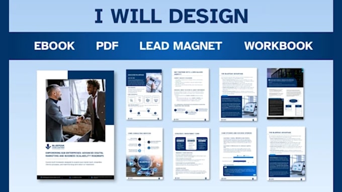 design a branded and editable canva ebook, lead magnet, workbook, PDF and guilds