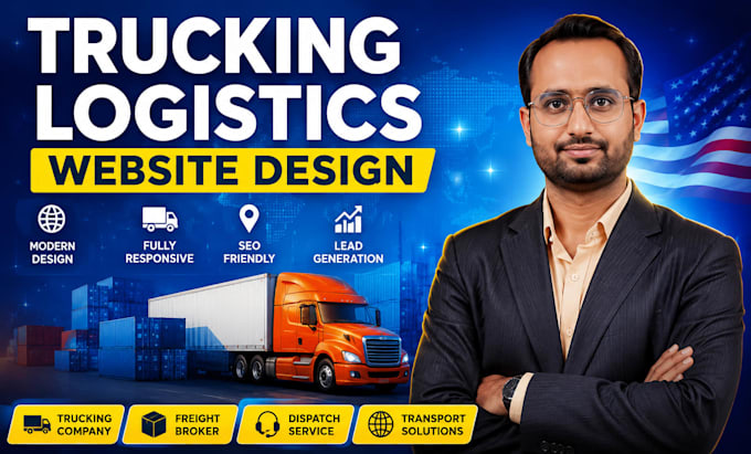 develop premium logistics website transport, freight, trucking ,dispatch website