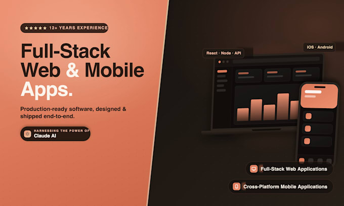 use clause ai to develop full stack web and mobile apps
