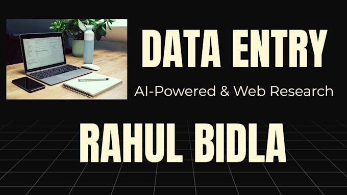 do ai powered data entry and web research