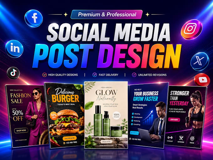 design social media post instagram post facebook post carousel design