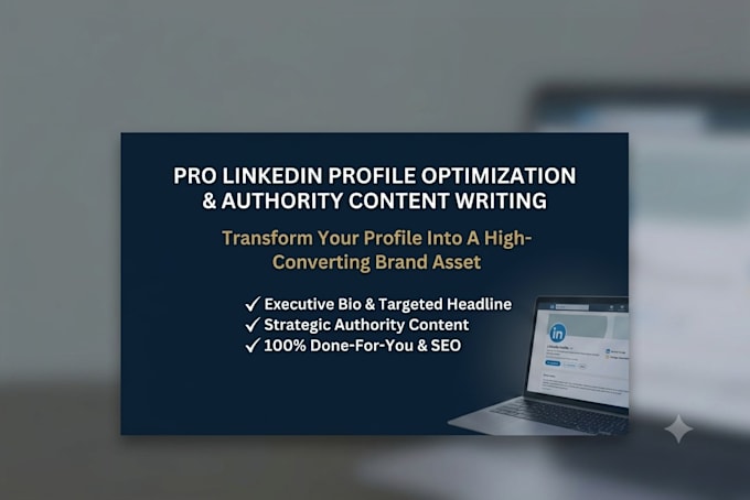 optimize your linkedin profile and write professional content