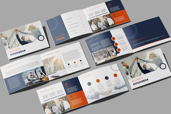 design a premium investor pitch deck