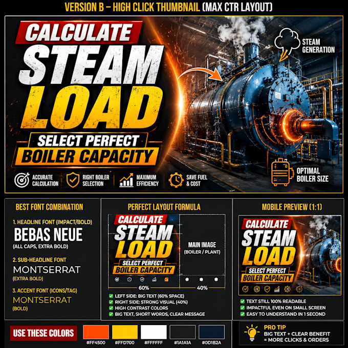 calculate steam load and select the right boiler for your plant