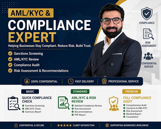 do aml, kyc, edd, and sanctions screening reviews