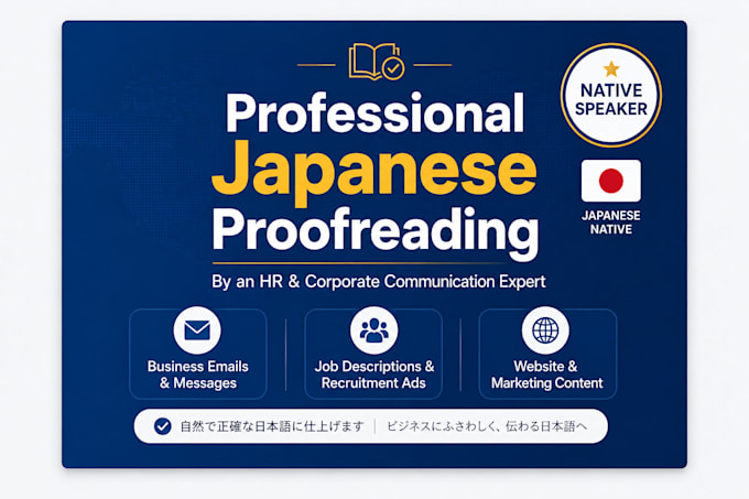 proofread and localize your japanese content