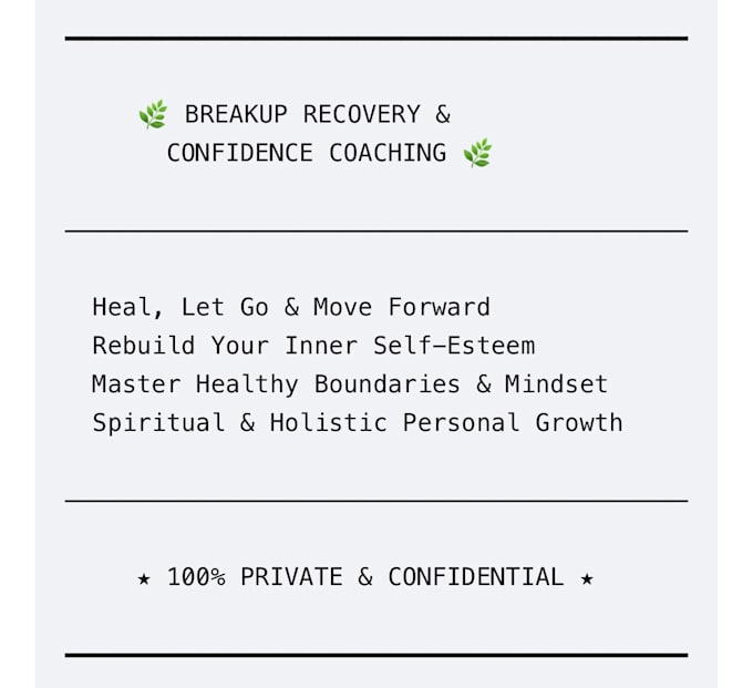 be your relationship and confidence coach
