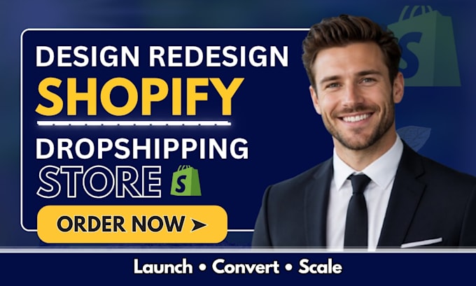 build shopify website, shopify store, shopify dropshipping storedesign and setup