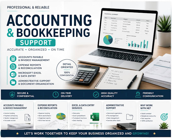 provide accounting and bookkeeping support