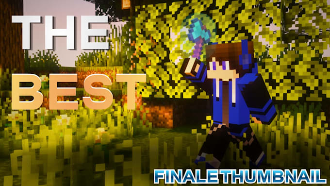 create professional minecraft youtube thumbnails