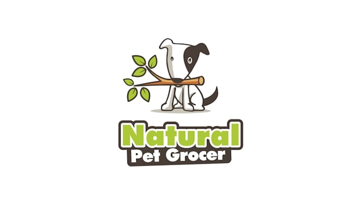 design memorable natural pet grocer logo