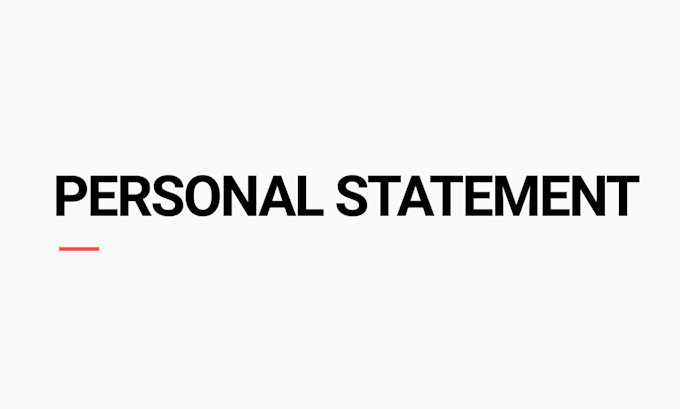 improve personal statement, proposal