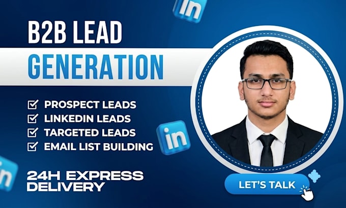 do linkedin lead generation, b2b leads and prospect email