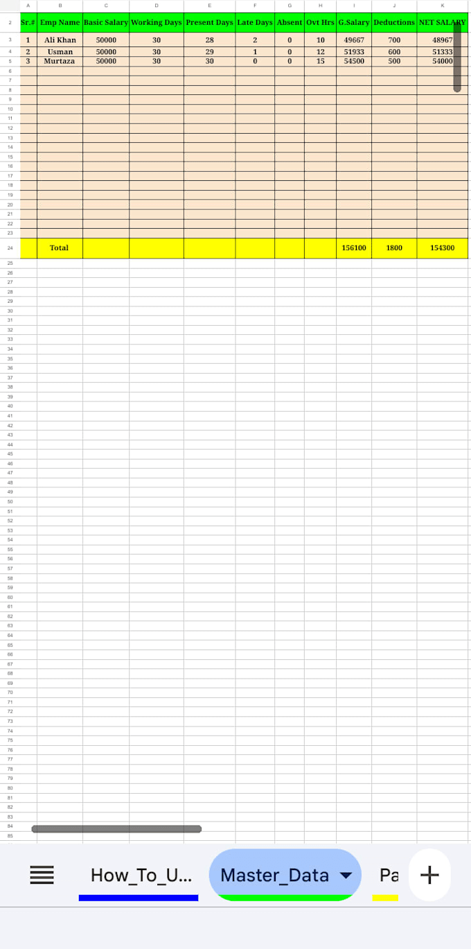 create oneclick auto payroll excel vba with payslip