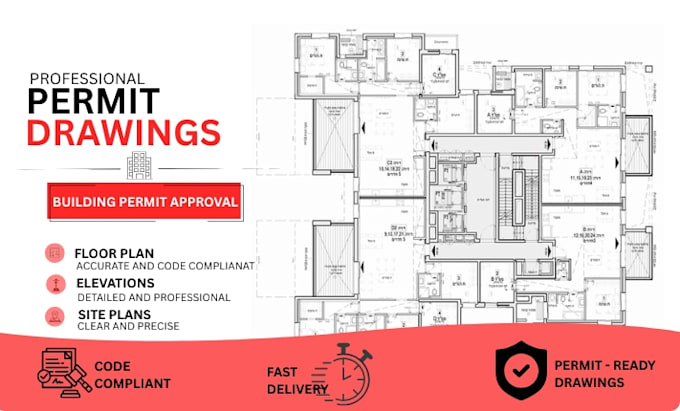 create architectural permit drawings for building permit approval
