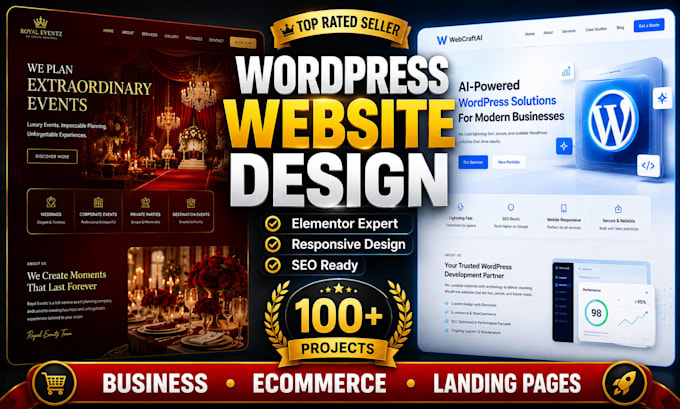 build a professional wordpress website with elementor