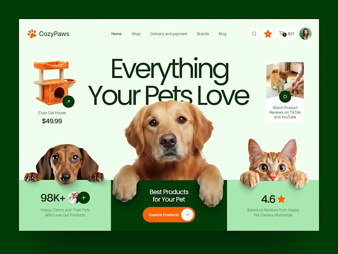 develop a modern full stack web application using react and python