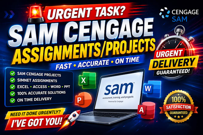 do sam cengage project urgently