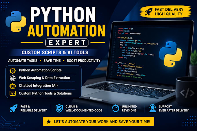 develop python scripts and automation tools for you