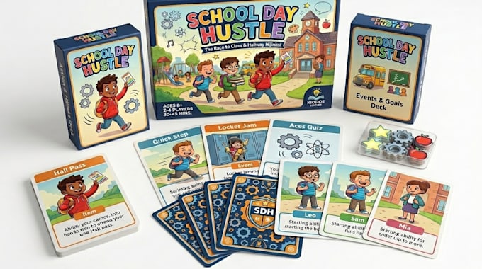 develop board game card game tabletop game design for kickstarter