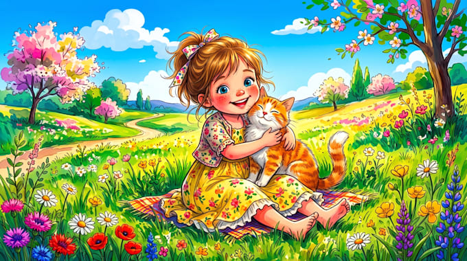 illustrate childrens stories and book illustrations