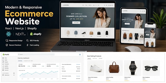 create a custom ecommerce website