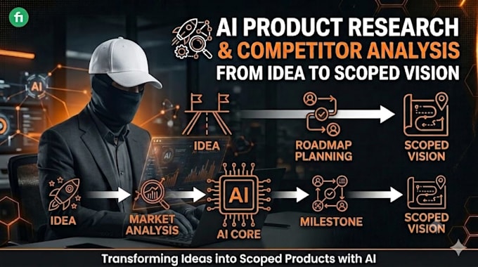 ai product research, competitor analysis, and scope your mvp vision