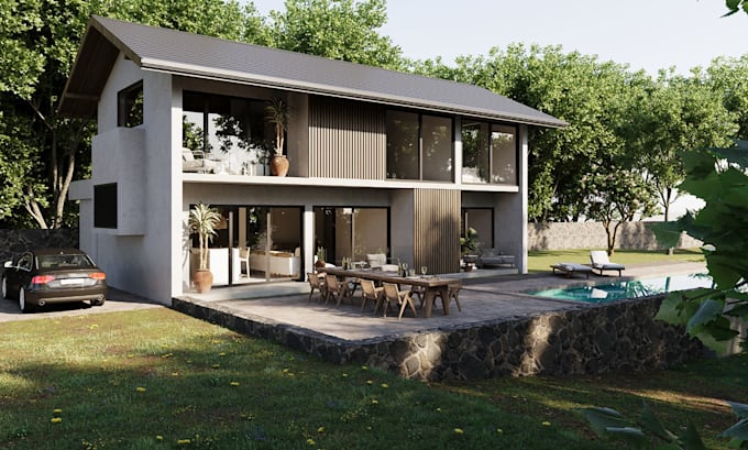 create 3d rendering 3ds max corona or sketchup enscape