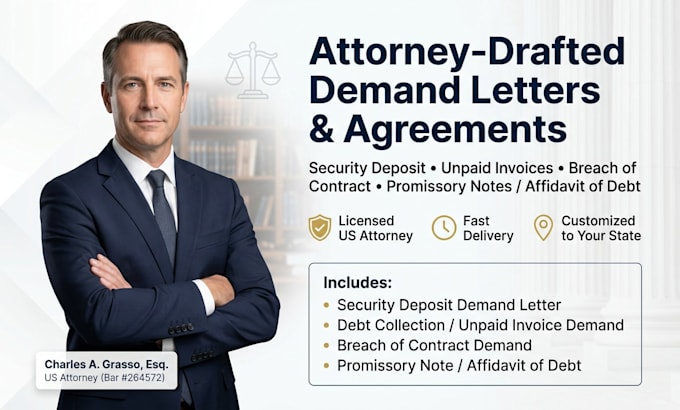 write a strong US attorney security deposit demand letter for tenants