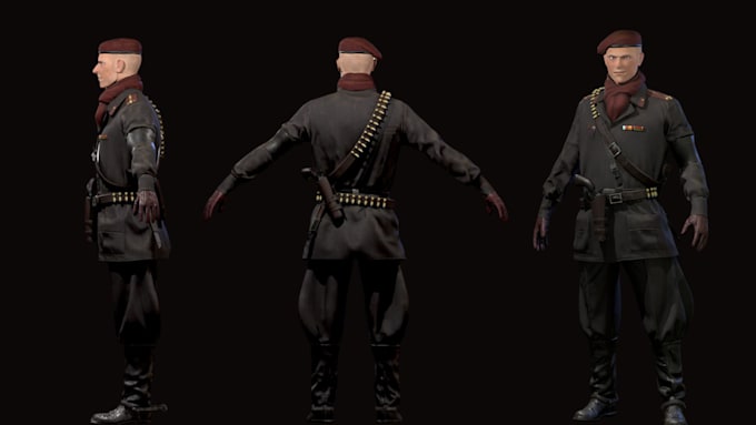 create ps1 ps2 psx style retro lowpoly character game 3d game environment