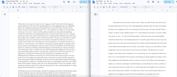 edit and proofread your writing