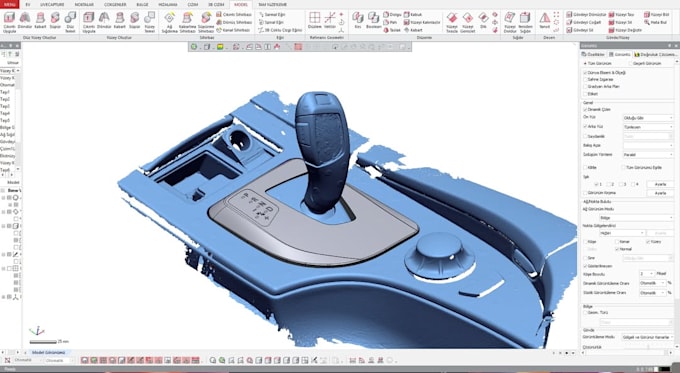 do reverse engineering to convert scan stl to stp, 3d cad design, in solidworks