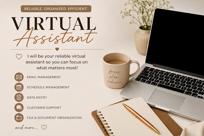 be your reliable virtual  assistant for online task