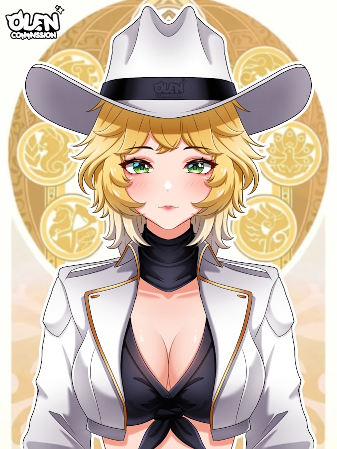 2d anime style illustration