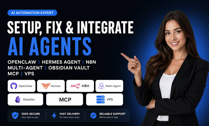 setup fix openclaw hermes agent n8n multi agent obsidian vault mcp vps