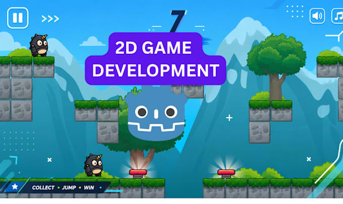 develop full custom 2d game or prototype in unity or godot engine with full code