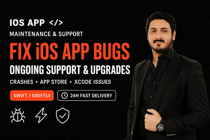 fix ios app bugs, crashes, and do maintenance in swift and swiftui