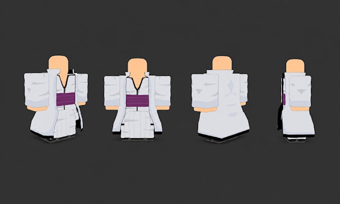 create 3d anime style roblox clothing and accessories