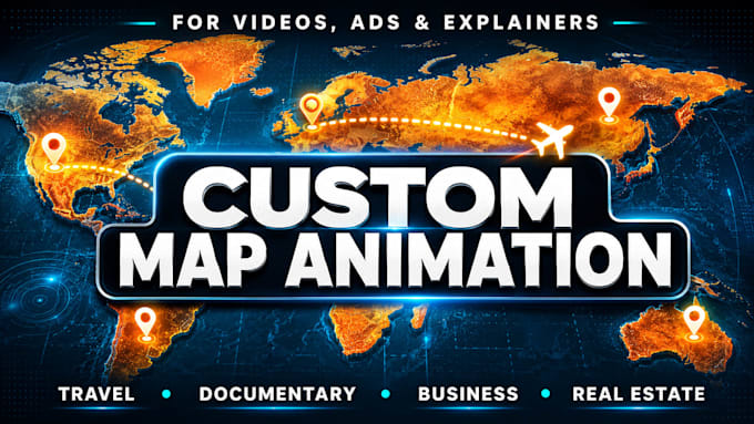 make a cinematic map animation