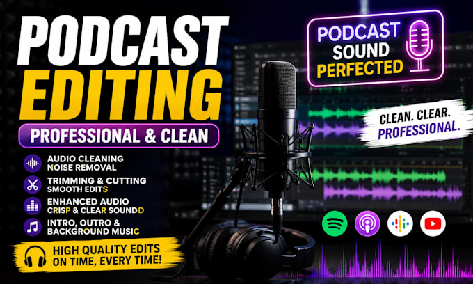edit and master your podcast professionally