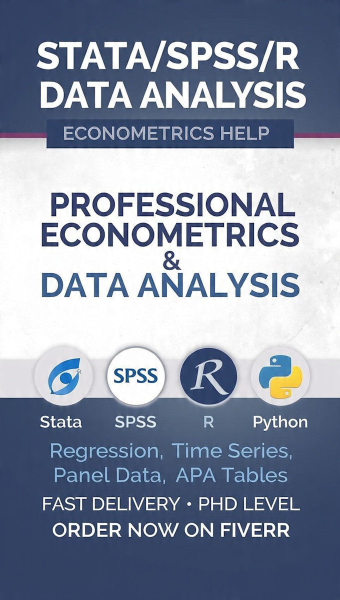 do econometrics and statistical data analysis with spss, stata, r, python, excel