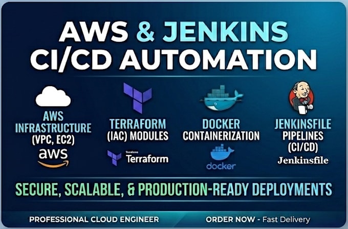 setup automated jenkins ci cd pipeline with AWS cloud