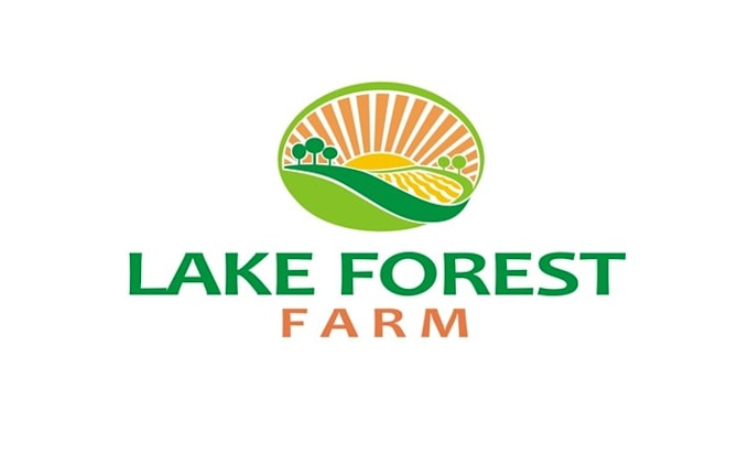 design innovative lake forest farm logo